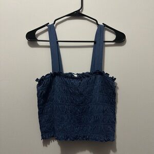 American Eagle Tank Top - Navy Blue - Size: Medium